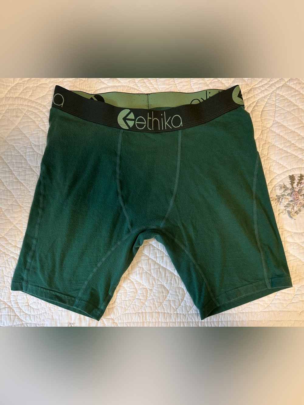 Ethika Men’s Performance Boxer Briefs - Forest Green